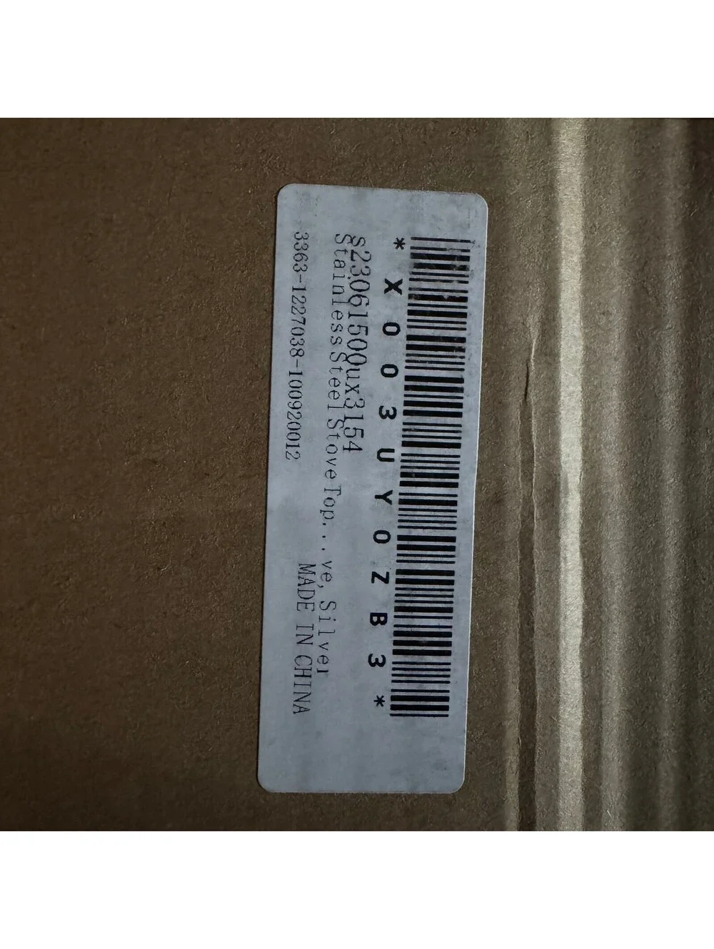 Stainless Steel Gas Stove Top Cover,